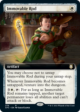 [276]【EN】■拡張アート■イムーヴァブル・ロッド/Immovable Rod【AFC】[R][白]