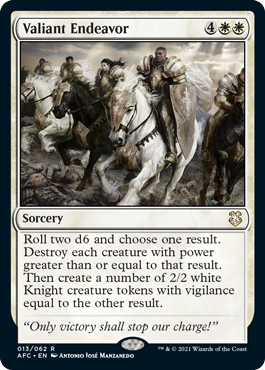 [013]【EN】勇敢な挑戦/Valiant Endeavor【AFC】[R][白]