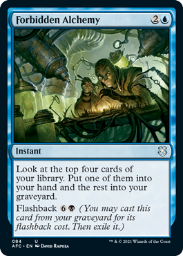 [084]【EN】禁忌の錬金術/Forbidden Alchemy【AFC】[U][青]