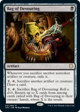 [021]【EN】バッグ・オヴ・ディヴァウアリング/Bag of Devouring【AFC】[R][黒]