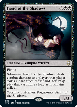 [099]【EN】影の悪鬼/Fiend of the Shadows【AFC】[R][黒]