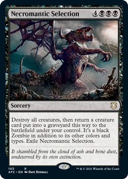 [103]【EN】屍術淘汰/Necromantic Selection【AFC】[R][黒]