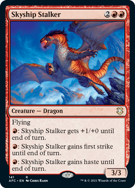 [141]【EN】航空船に忍び寄るもの/Skyship Stalker【AFC】[R][赤]