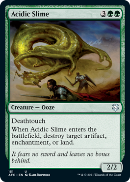 [151]【EN】酸のスライム/Acidic Slime【AFC】[U][緑]