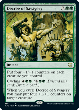 [156]【EN】凶暴の命令/Decree of Savagery【AFC】[R][緑]