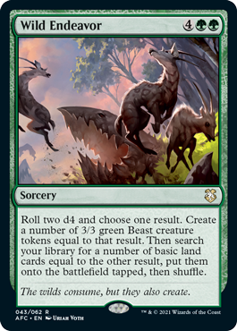 [043]【EN】突飛な挑戦/Wild Endeavor【AFC】[R][緑]