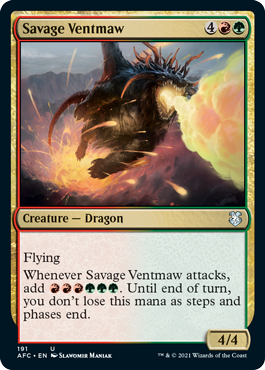 [191]【EN】凶暴な熱口/Savage Ventmaw【AFC】[U][多色]