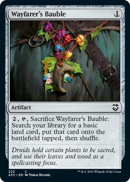 [222]【EN】旅人のガラクタ/Wayfarer's Bauble【AFC】[C][茶]