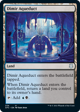 [234]【EN】ディミーアの水路/Dimir Aqueduct【AFC】[U][土地]