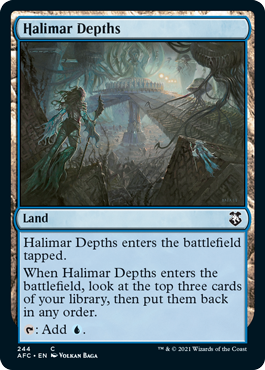 [244]【EN】ハリマーの深み/Halimar Depths【AFC】[C][土地]