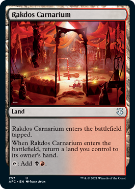 [257]【EN】ラクドスの肉儀場/Rakdos Carnarium【AFC】[U][土地]
