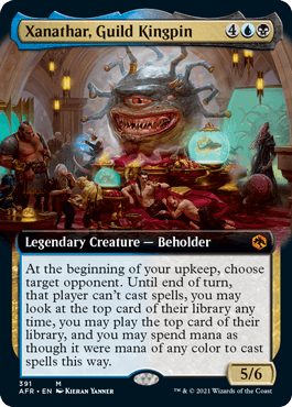 [391]【EN】■拡張アート■ギルドの重鎮、ザナサー/Xanathar, Guild Kingpin【AFR】[M][多色]