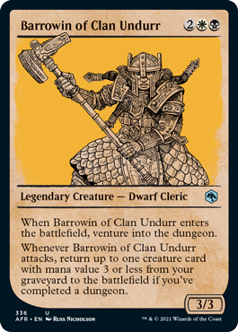 [336]【EN】■ショーケース■ウンドゥル族のバローウィン/Barrowin of Clan Undurr【AFR】[U][多色]