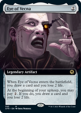 [393]【EN】■拡張アート■アイ・オヴ・ヴェクナ/Eye of Vecna【AFR】[R][茶]