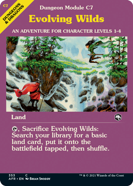 [353]【EN】■ショーケース■進化する未開地/Evolving Wilds【AFR】[C][土地]