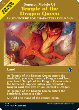 [357]【EN】■ショーケース■ドラゴンの女王の寺院/Temple of the Dragon Queen【AFR】[U][土地]