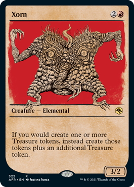 [322]【EN】【FOIL】■ショーケース■ゾーン/Xorn【AFR】[R][赤]