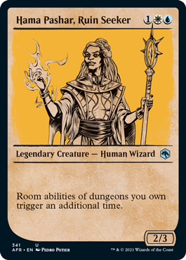 [341]【EN】【FOIL】■ショーケース■遺跡探し、ハーマ・パシャール/Hama Pashar, Ruin Seeker【AFR】[U][多色]
