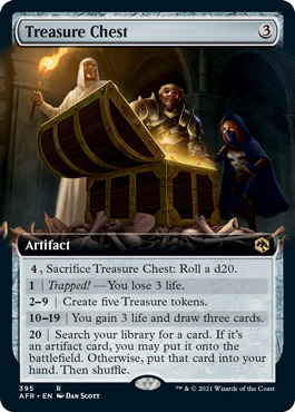 [395]【EN】【FOIL】■拡張アート■宝箱/Treasure Chest【AFR】[R][茶]