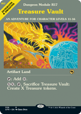 [358]【EN】【FOIL】■ショーケース■宝物庫/Treasure Vault【AFR】[R][土地]