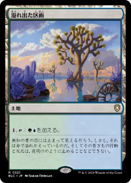 [321]【JP】溢れ出た区画/Overflowing Basin【BLC】[R][土地]