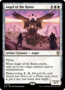 [134]【EN】遺跡の天使/Angel of the Ruins【BLC】[R][白]