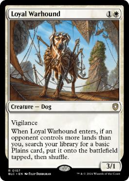 [107]【EN】忠実な軍用犬/Loyal Warhound【BLC】[R][白]