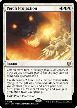 [011]【EN】止まり木の防衛/Perch Protection【BLC】[R][白]