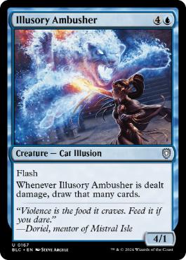 [167]【EN】錯覚の伏兵/Illusory Ambusher【BLC】[U][青]