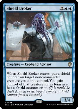 [174]【EN】盾の斡旋屋/Shield Broker【BLC】[R][青]