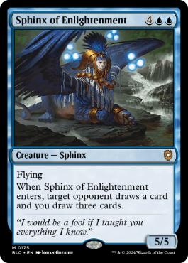 [175]【EN】啓蒙のスフィンクス/Sphinx of Enlightenment【BLC】[M][青]