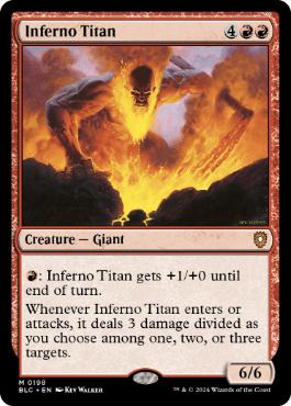 [198]【EN】業火のタイタン/Inferno Titan【BLC】[M][赤]