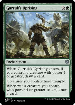 [219]【EN】ガラクの蜂起/Garruk's Uprising【BLC】[U][緑]