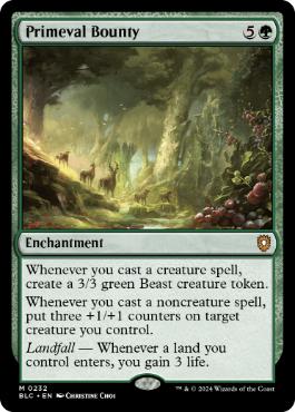 [232]【EN】原始の報奨/Primeval Bounty【BLC】[M][緑]