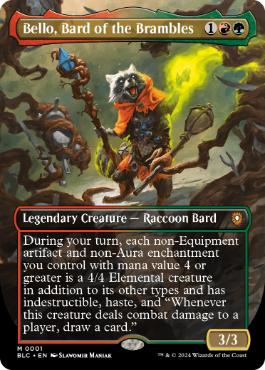 [001]【EN】■ボーダーレス■茨の吟遊詩人、ベロ/Bello, Bard of the Brambles【BLC】[M][多色]