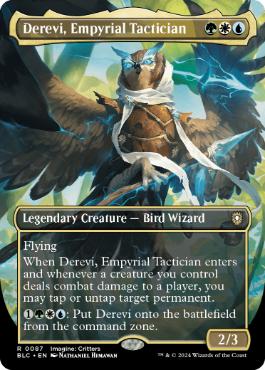 [087]【EN】■ボーダーレス■浄火の戦術家、デリーヴィー/Derevi, Empyrial Tactician【BLC】[R][多色]