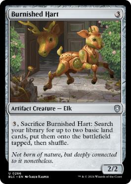 [266]【EN】つややかな雄鹿/Burnished Hart【BLC】[U][茶]