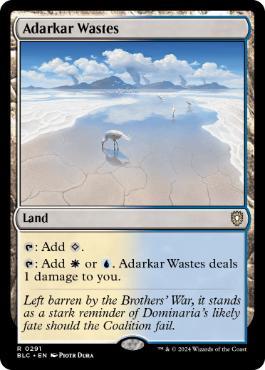[291]【EN】アダーカー荒原/Adarkar Wastes【BLC】[R][土地]