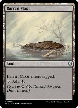 [292]【EN】やせた原野/Barren Moor【BLC】[U][土地]