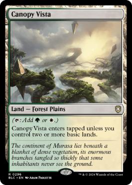 [296]【EN】梢の眺望/Canopy Vista【BLC】[R][土地]
