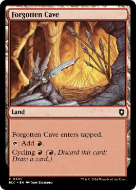 [305]【EN】忘れられた洞窟/Forgotten Cave【BLC】[C][土地]
