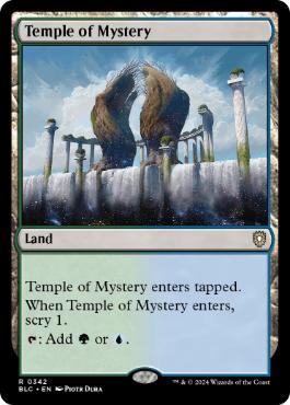 [342]【EN】神秘の神殿/Temple of Mystery【BLC】[R][土地]