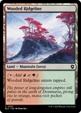 [353]【EN】樹木茂る尾根/Wooded Ridgeline【BLC】[C][土地]