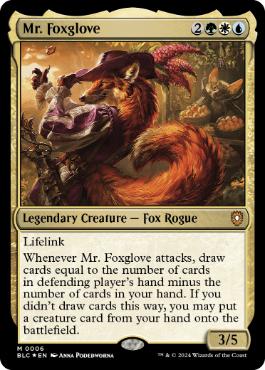 [006]【EN】【FOIL】フォックスグローブ氏/Mr. Foxglove【BLC】[M][多色]
