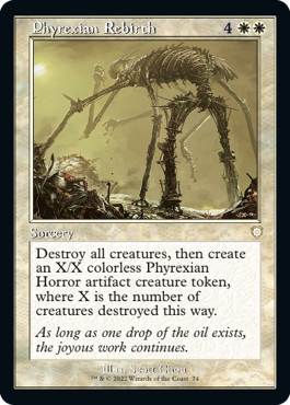 [074]【EN】■旧枠■ファイレクシアの再誕/Phyrexian Rebirth【BRC】[R][白]