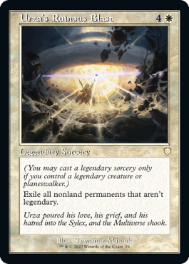 [079]【EN】■旧枠■ウルザの殲滅破/Urza's Ruinous Blast【BRC】[R][白]