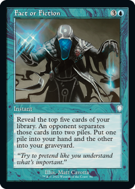 [084]【EN】■旧枠■嘘か真か/Fact or Fiction【BRC】[U][青]