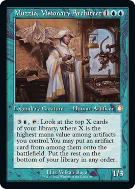 [089]【EN】■旧枠■先見的設計家、ムッツィオ/Muzzio, Visionary Architect【BRC】[M][青]