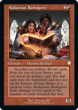[112]【EN】■旧枠■大胆な再製者/Audacious Reshapers【BRC】[R][赤]