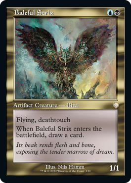 [120]【EN】■旧枠■悪意の大梟/Baleful Strix【BRC】[R][多色]
